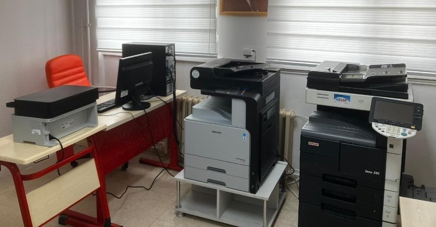 Şefaatli MYO’da Baskı Merkezi Kuruldu