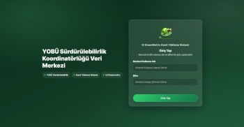 UI GreenMetric Kanıt Yükleme Sistemi Aktif Hale Getirildi