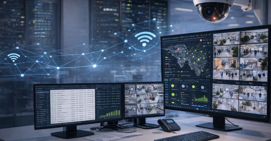 Kablosuz Ağ ve Kamera Sistemleri İçin İzleme Yazılımı Aktif Olarak Kullanılıyor