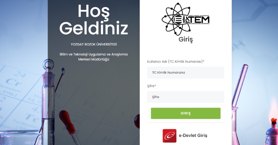 BİLTEM Yazılımı Kullanılmaktadır