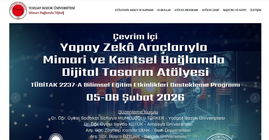 Kongre ve Çalıştaylara Yönelik Web Sayfaları Hazırlandı